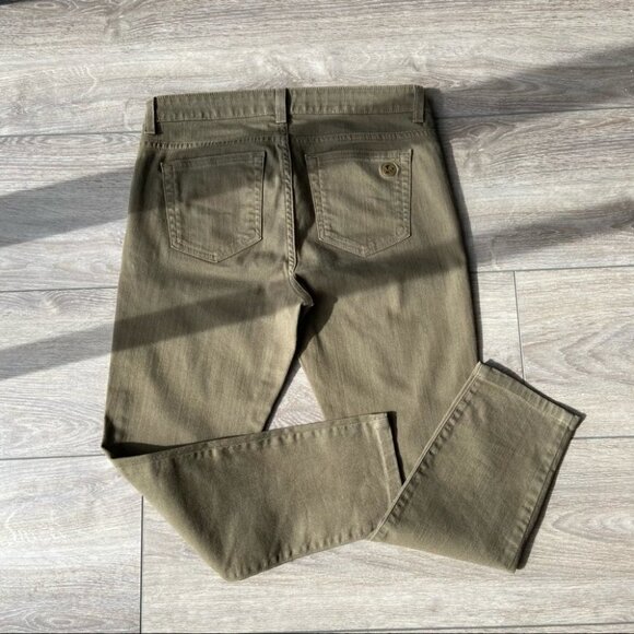 Michael Kors Olive Green Skinny  Jeans - Picture 12 of 14